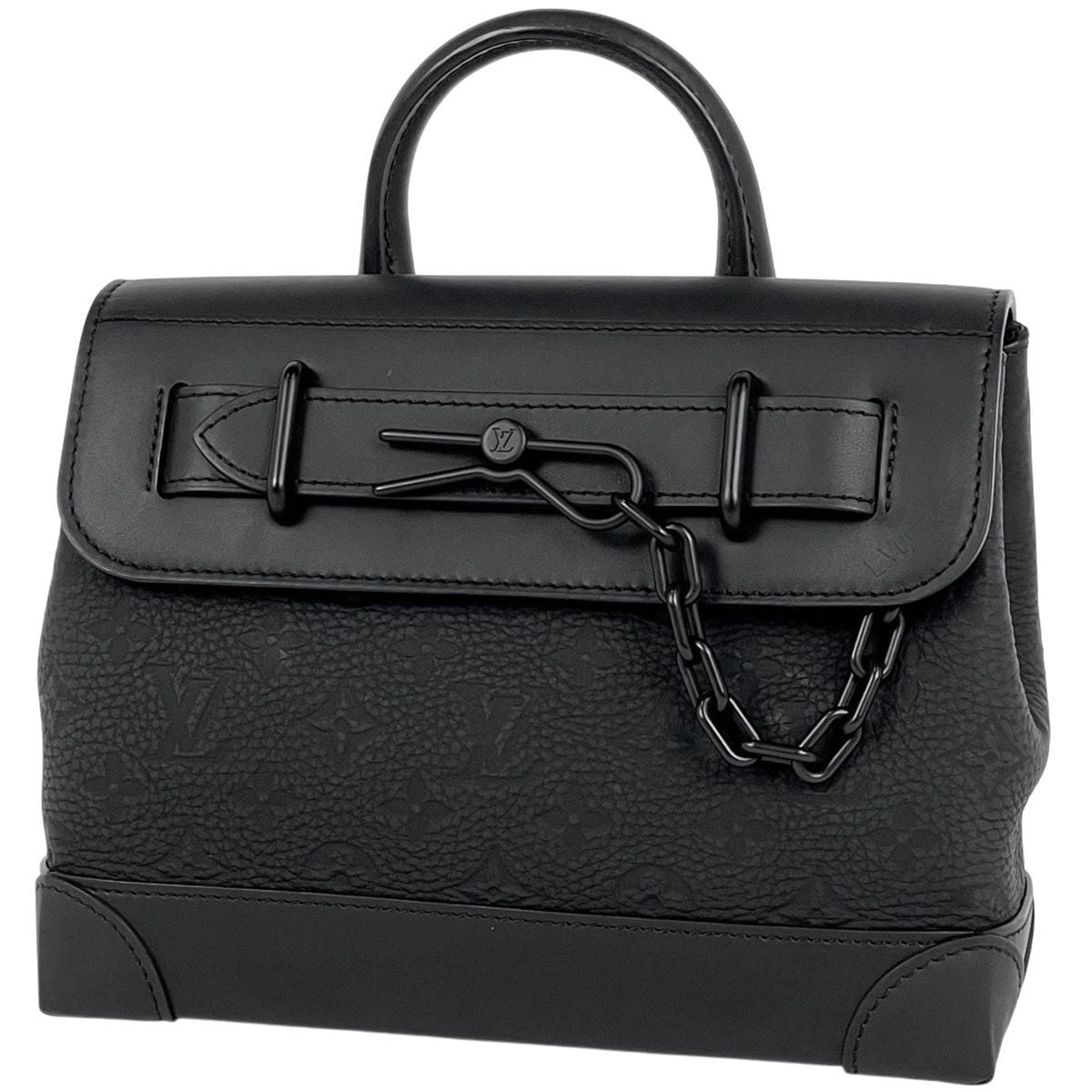 Louis Vuitton Steamer PM Handbag Monogram Black