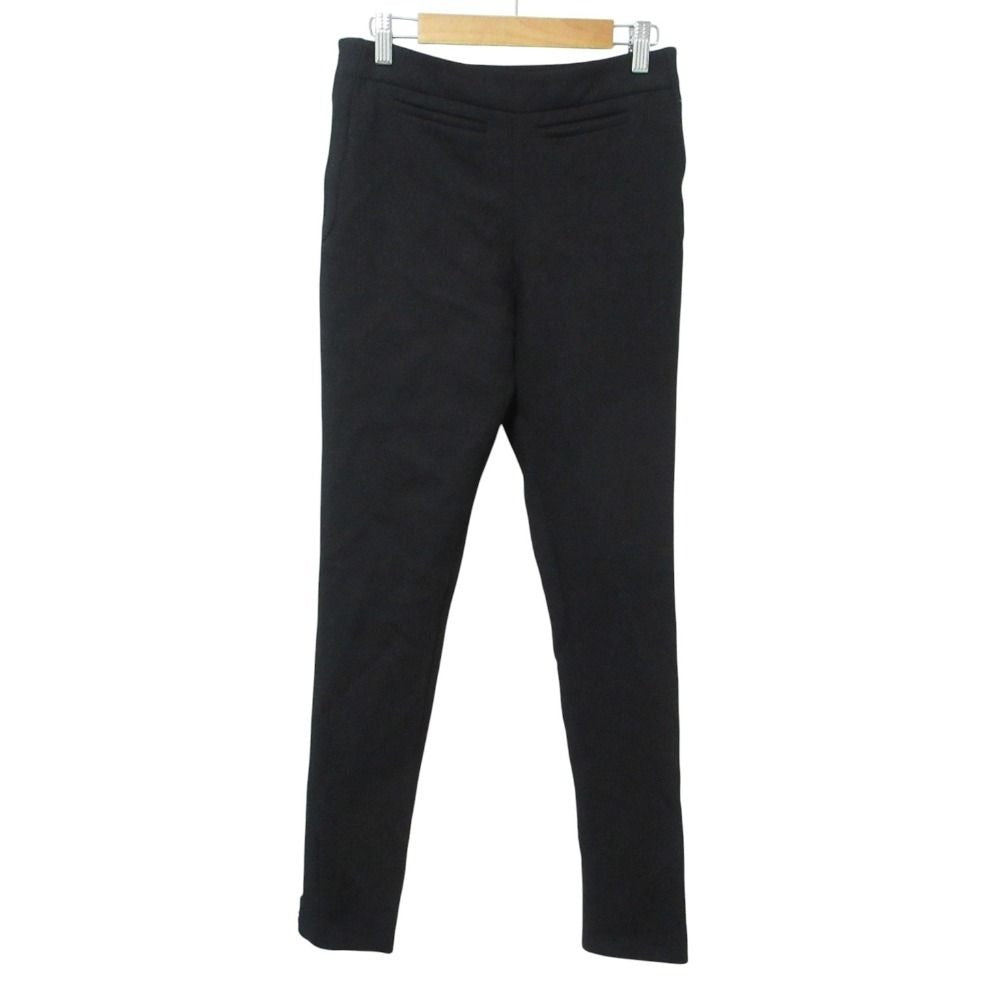 Chanel Wool Slim Pants 36 Black