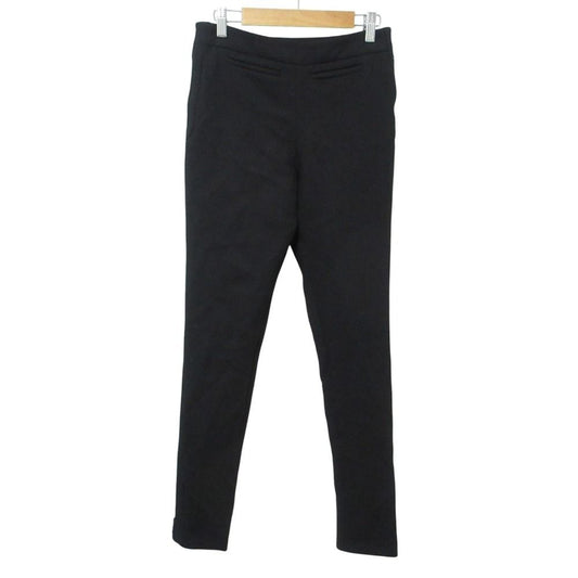 Chanel Wool Slim Pants 36 Black