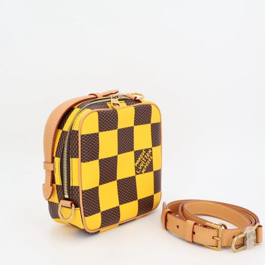 Louis Vuitton Shoulder Bag Damier Pop Canvas Chess Messenger