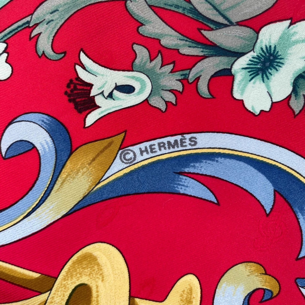Hermes Scarf Silk Carre 90 Orgauphone ET Autres Mecaniques Pipe Organ — view 8