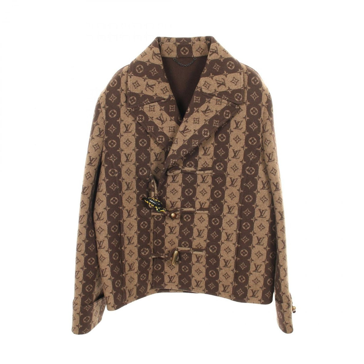 Louis Vuitton Nigo Monogram Wool Coat