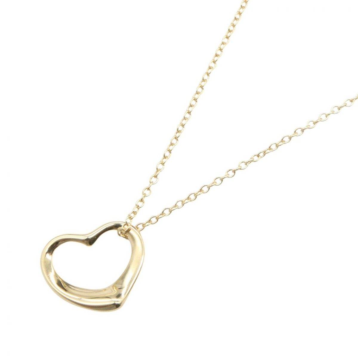 Tiffany & Co Necklace Open Heart Small 41 cm 18k