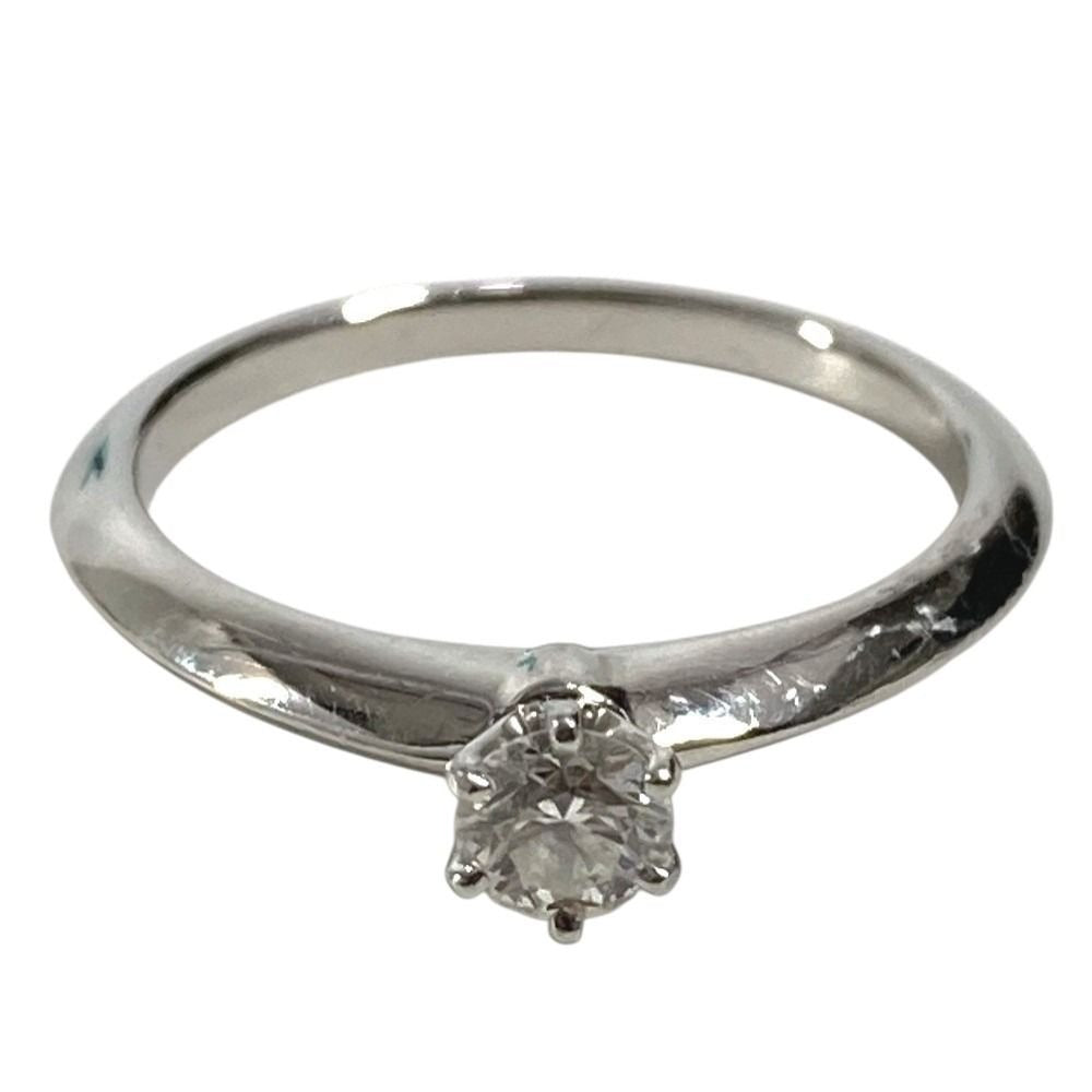 Tiffany & Co Ring Solitaire Diamond Silver