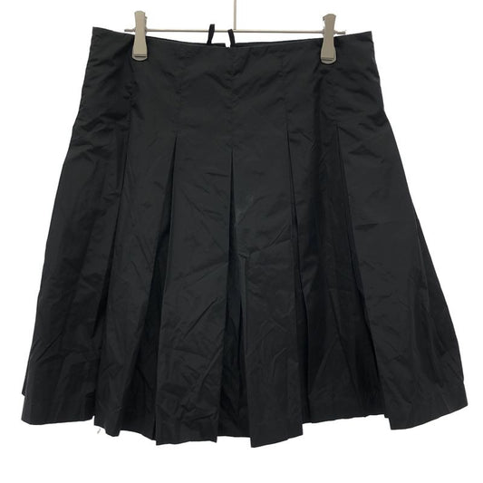 Prada Nylon Skirt 21 L224 Black 40