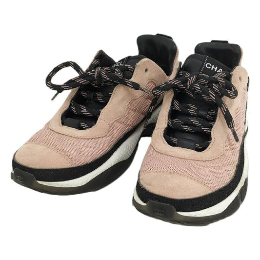 Chanel Sneakers Shoes Pink 38