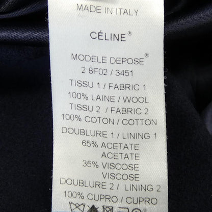 Celine Coat Navy 36 — view 3