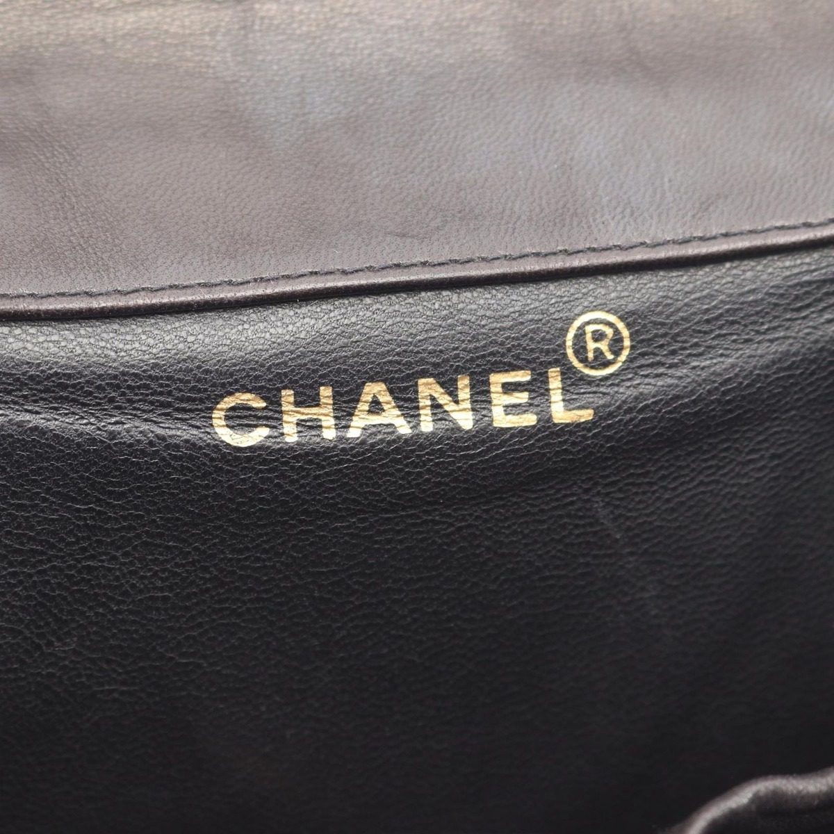 Chanel Backpack Quilted Black Lambskin Double Turnlock — view 4