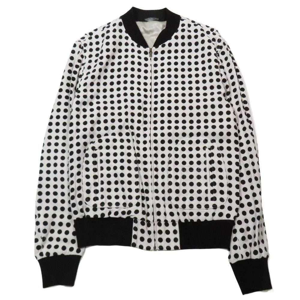 Dolce & Gabbana Dot Jacket Zip Up 48 Off White Brown