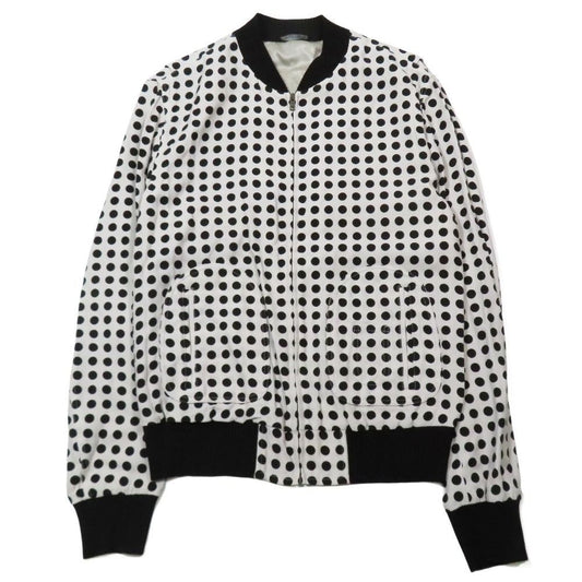 Dolce & Gabbana Dot Jacket Zip Up 48 Off White Brown