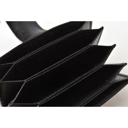 Fendi Card Case Business Holder Leather Black — view 5