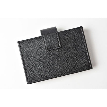 Fendi Card Case Business Holder Leather Black — view 8