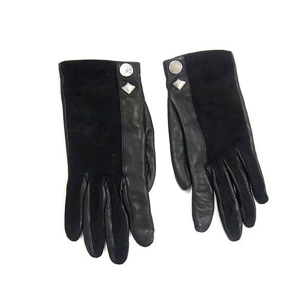 Hermes Harmony Series Lambskin Gloves List 7 Black