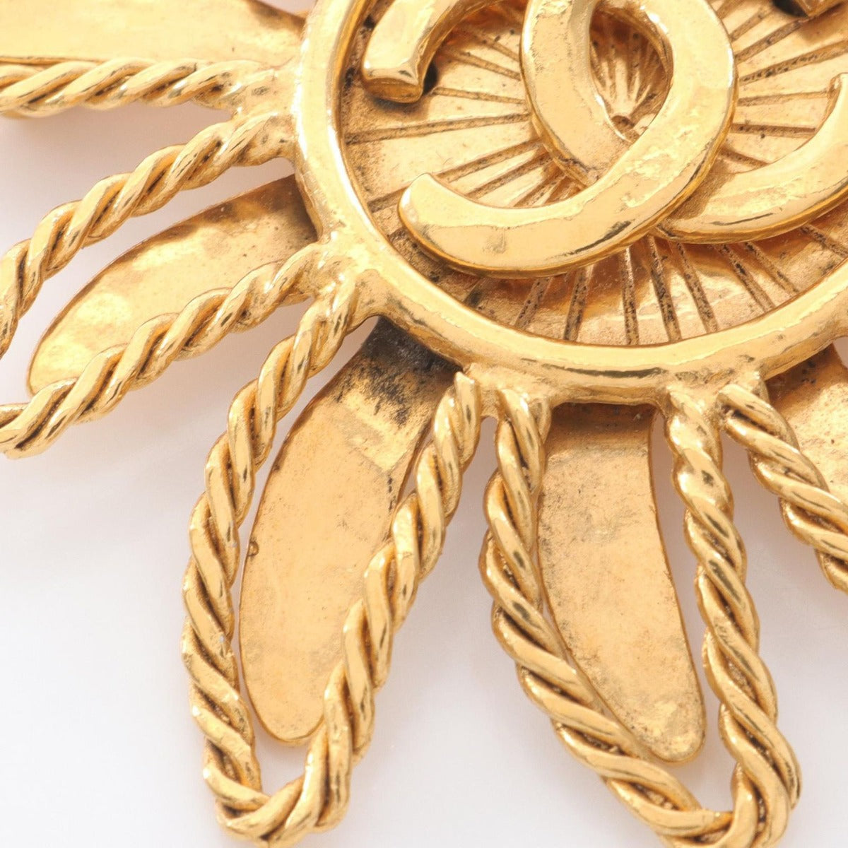Chanel Brooch CC Logo — view 4