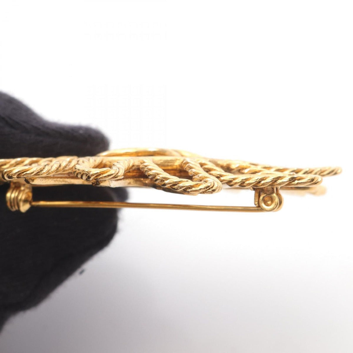 Chanel Brooch CC Logo — view 5