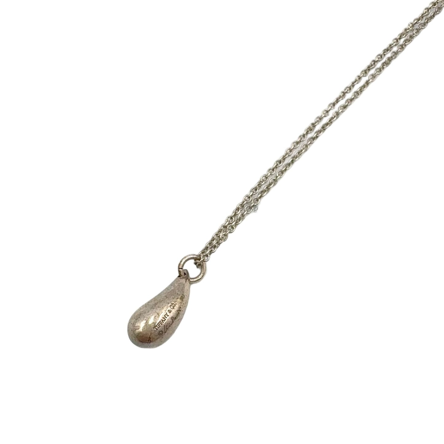 Tiffany & Co Teardrop Silver Necklace — view 2