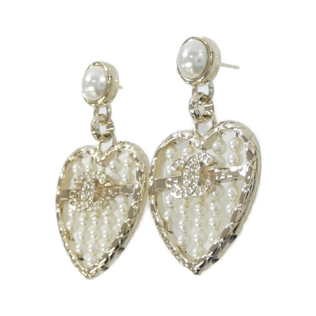 Chanel Earrings White — view 2