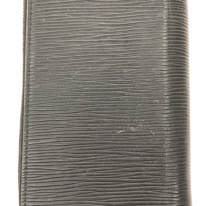 Louis Vuitton Wallet Epi Zippy Vertical Black — view 9