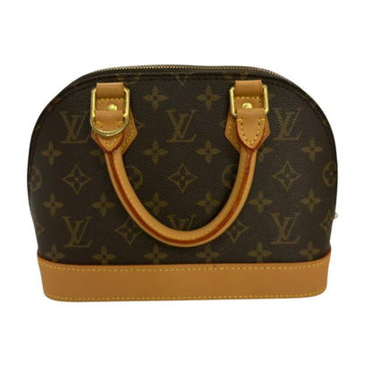 Louis Vuitton Monogram Alma Brown Leather Shoulder Bag — view 2