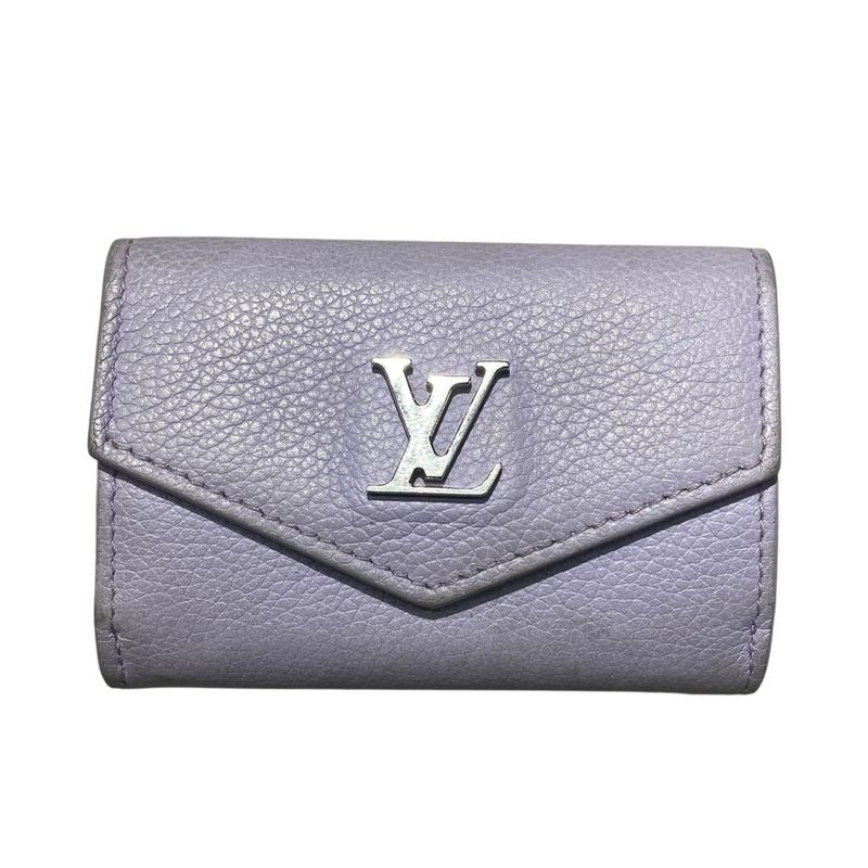 Louis Vuitton Wallet Trifold Portefeuille Lock Mini Purple