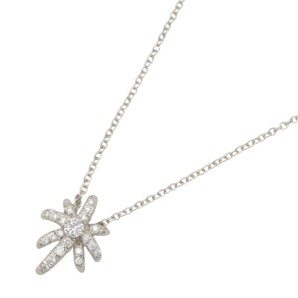 Tiffany & Co Necklace Fire Works Diamond 38.5 cm