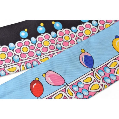 Hermes Twille Scarf Silk Twill Parures DES Maharajas Maharajah's Trinket — view 4