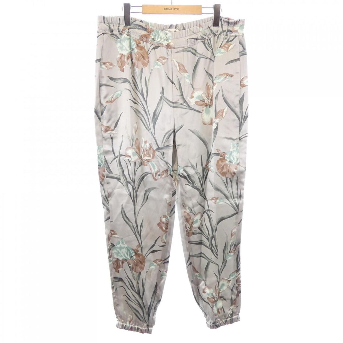 Saint Laurent Pants Gray 50 Flower