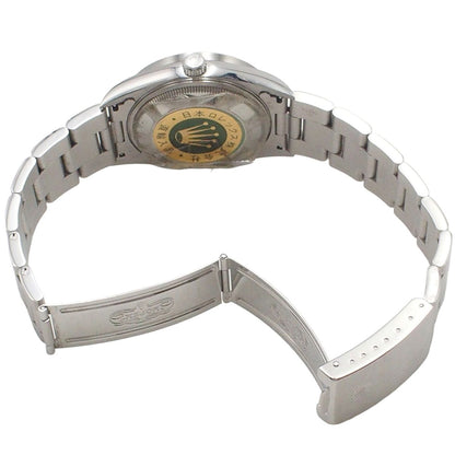 Rolex Oyster Perpetual Date Bracelet Gray Stainless Steel Watch Automatic OH — view 3