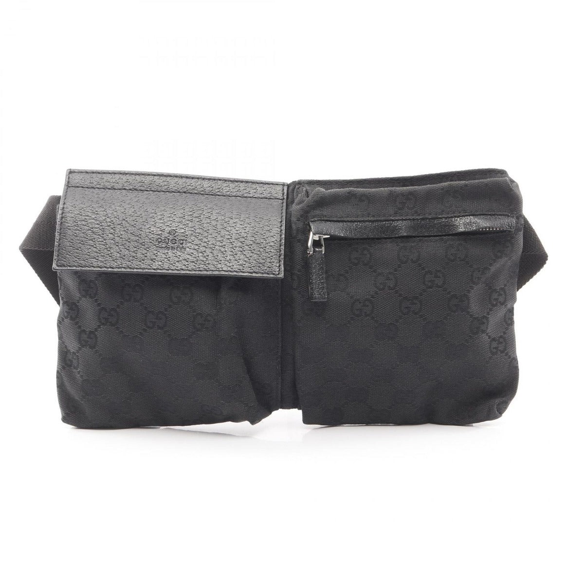 Gucci Waist Bag GG Canvas Black