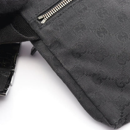 Gucci Waist Bag GG Canvas Black — view 8