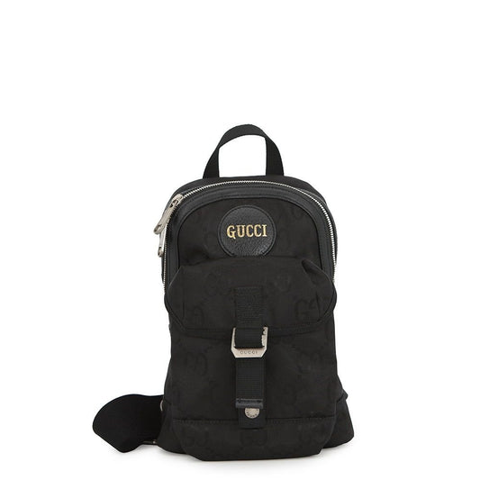Gucci Belt Bag GG Nylon Off the Grid Ring Backpack Black