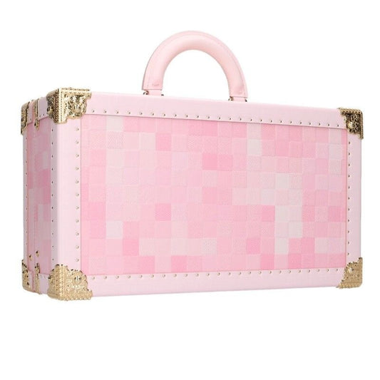 Louis Vuitton Nigo Coffret 8 Montre Damoflage Pink Sakura Leather