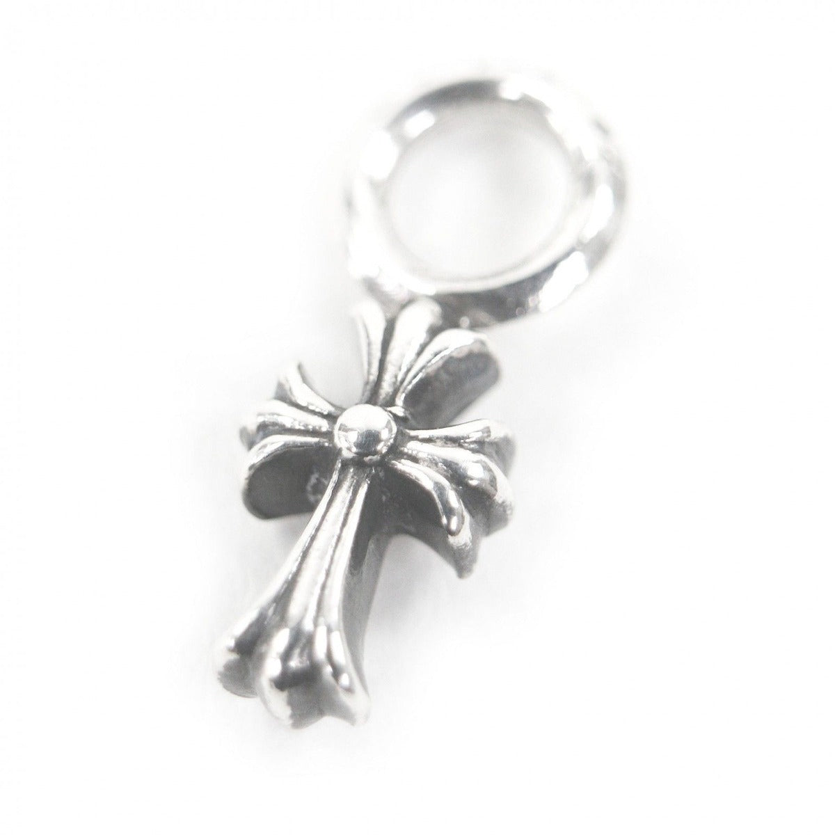 Chrome Hearts CH Cross Necklace Charm Silver Invoice Weight Handbag