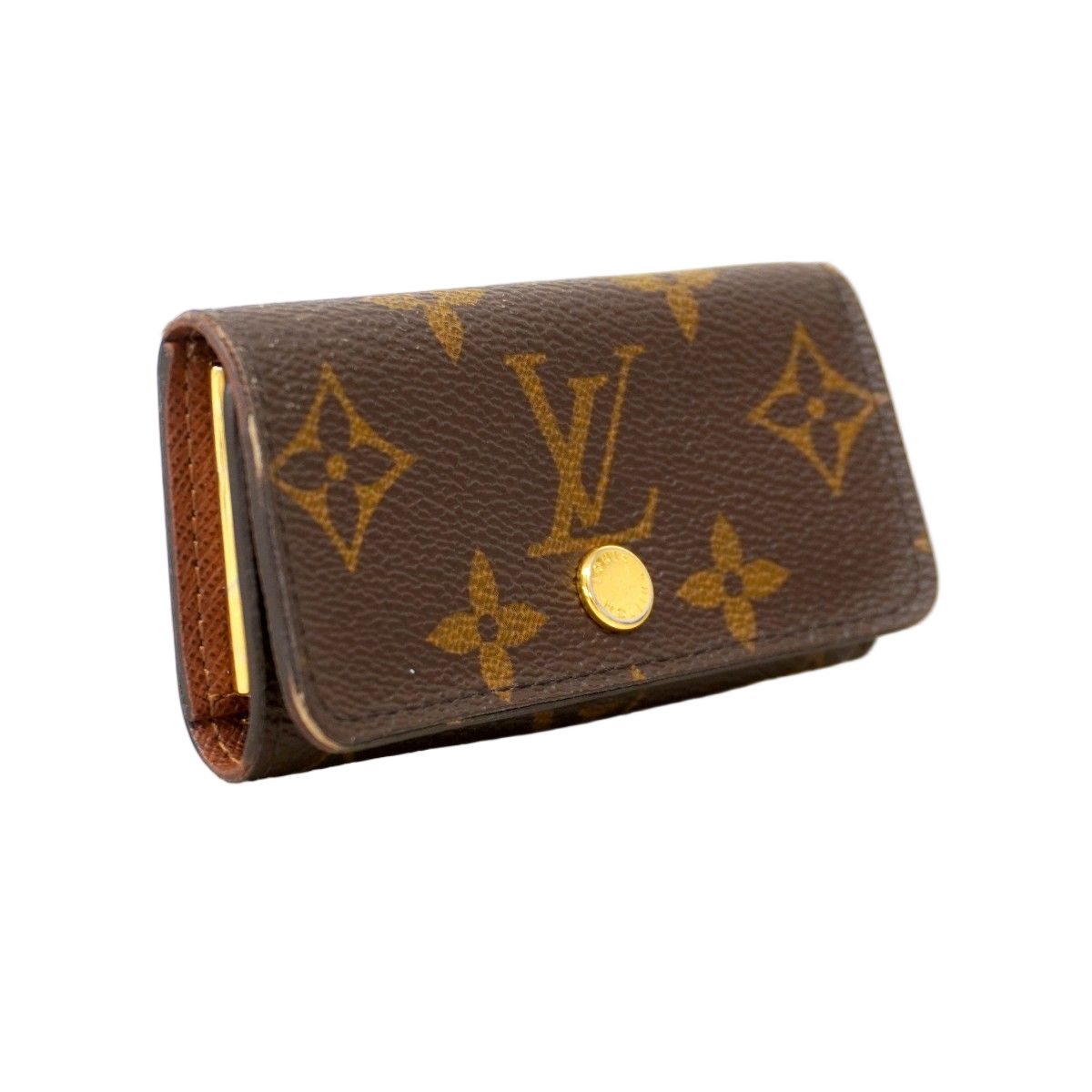 Louis Vuitton Key Case Monogram Multicles 4 Brown Key Holder — view 2