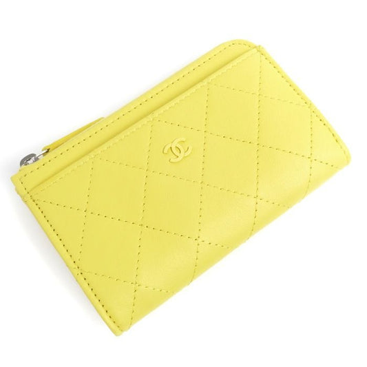 Chanel Fragment Case Card Yellow Ap3820