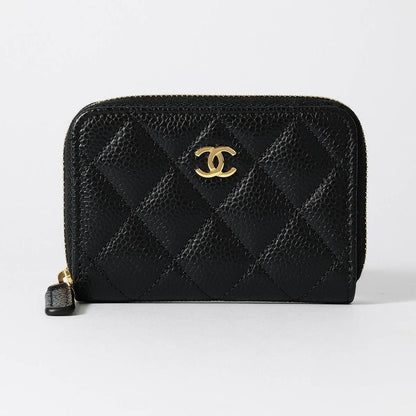 Chanel Coin Case Classic Zip Purse Black