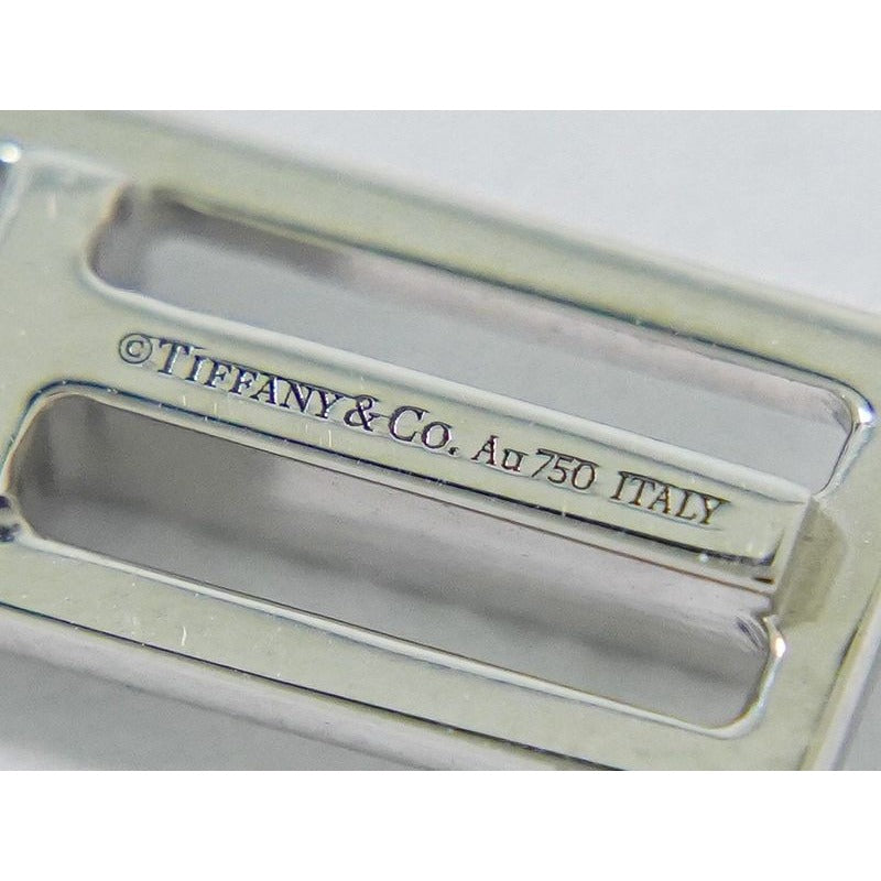 Tiffany & Co Open Vertical Bar AU 750 WG Necklace — view 6