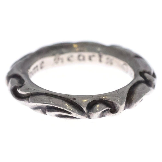 Chrome Hearts Scrl Band Scroll Silver Ring