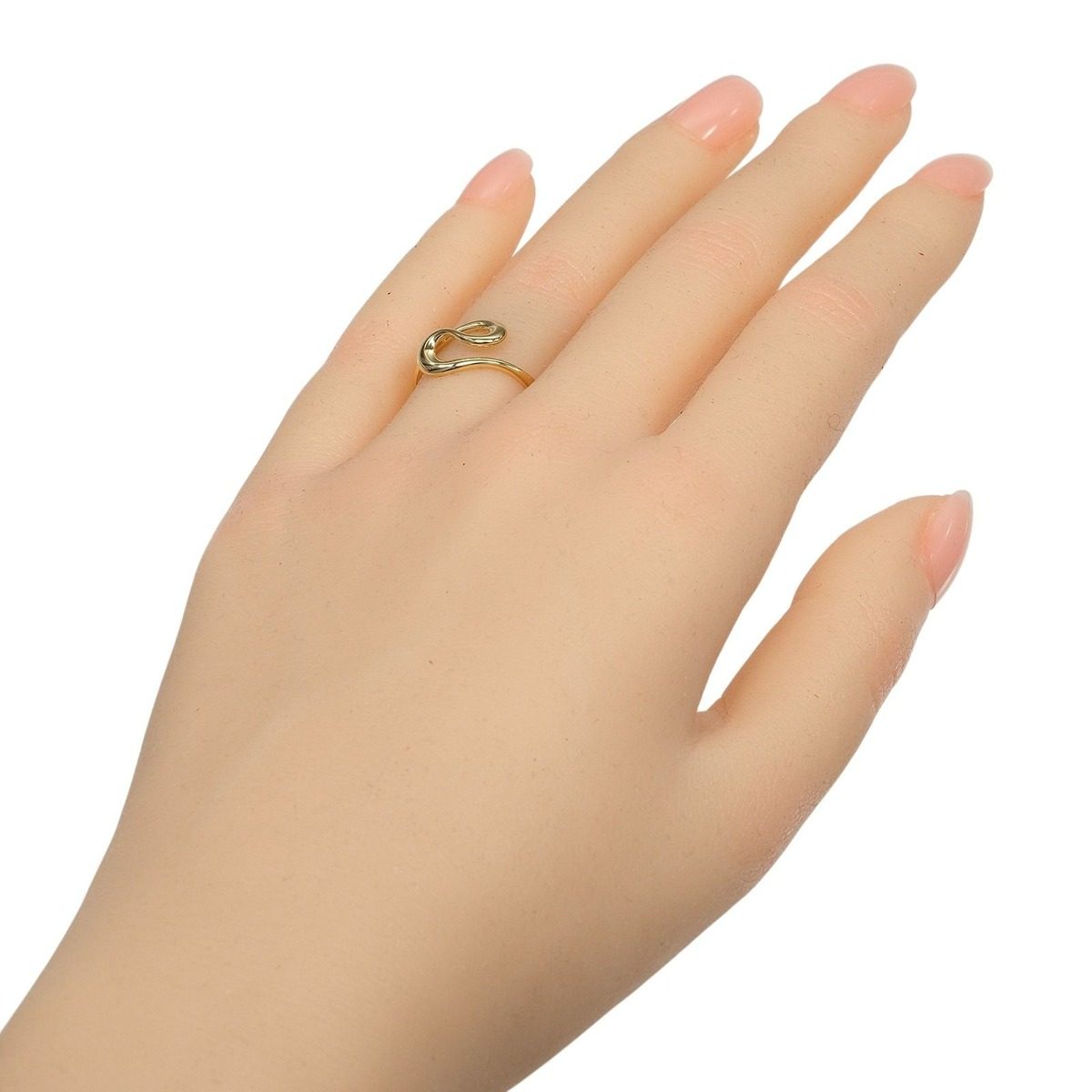 Tiffany & Co Open Wave 18k Yellow Gold Ring — view 2