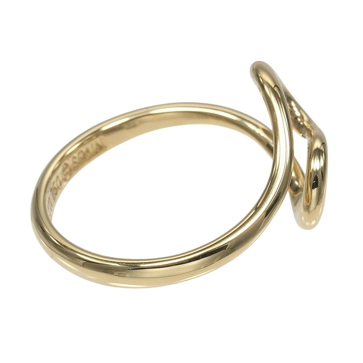 Tiffany & Co Open Wave 18k Yellow Gold Ring — view 7