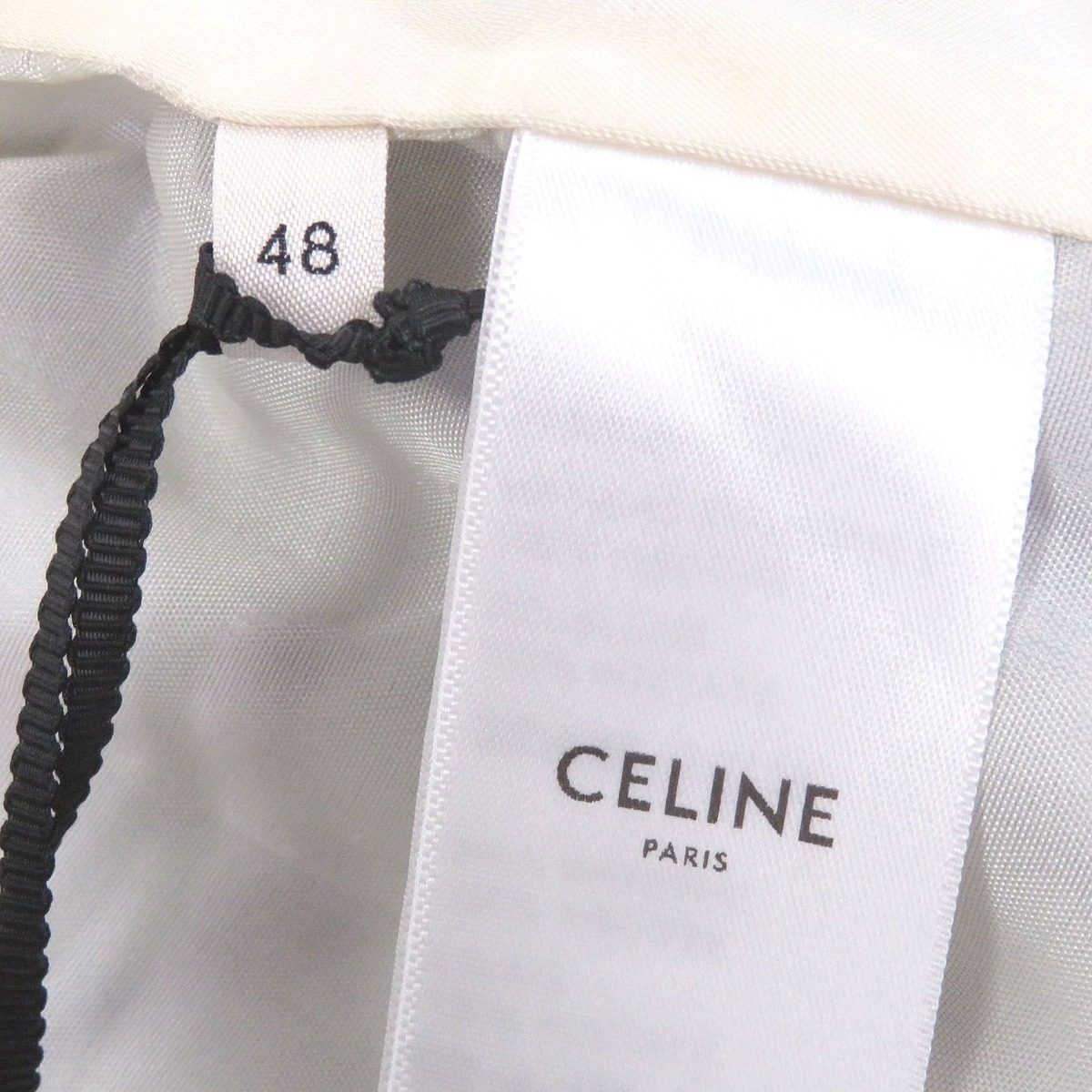 Celine Sequin Embroidery American Teddy Jacket Blue Red Ivory 48 — view 8