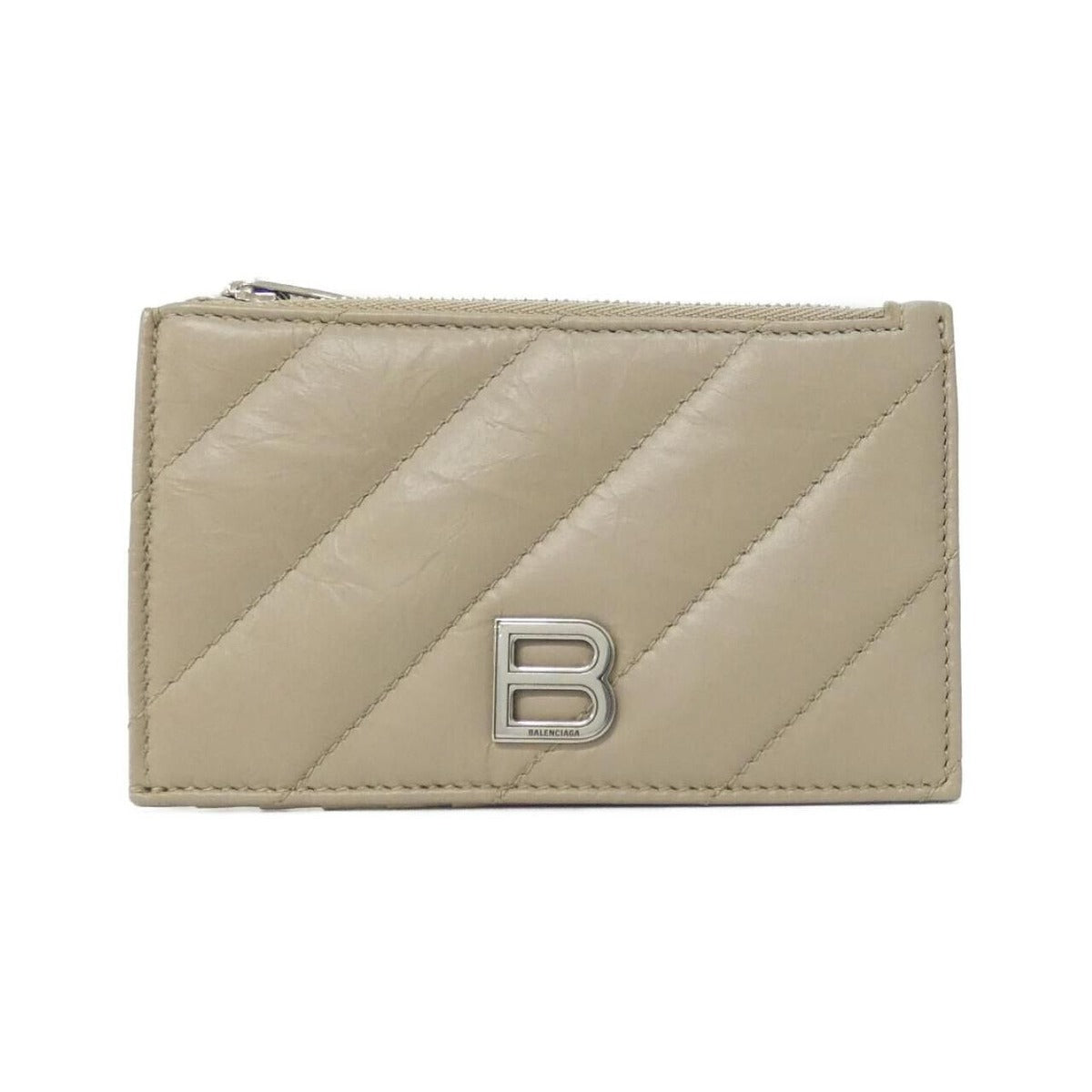Balenciaga Crush Long Coin & Card Holder Quilted Case