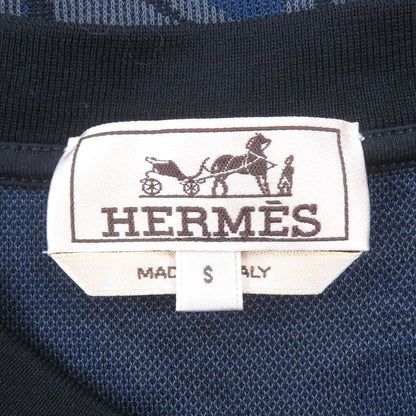Hermes Cotton Dance of Horses Light Horse Pattern Pique Short Sleeve T-Shirt — view 4