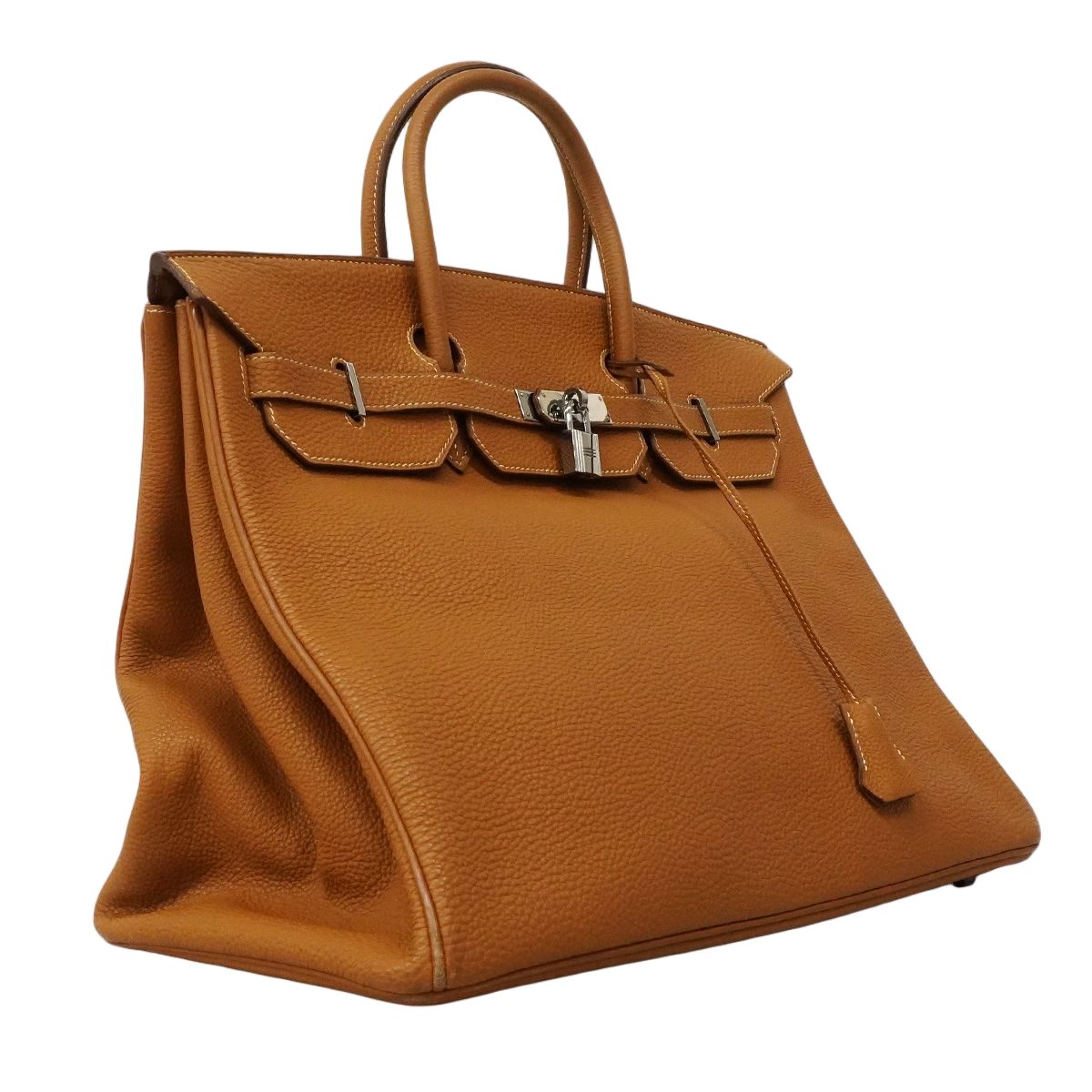 Hermes Handbag Birkin 40 Togo Gold Silver — view 2