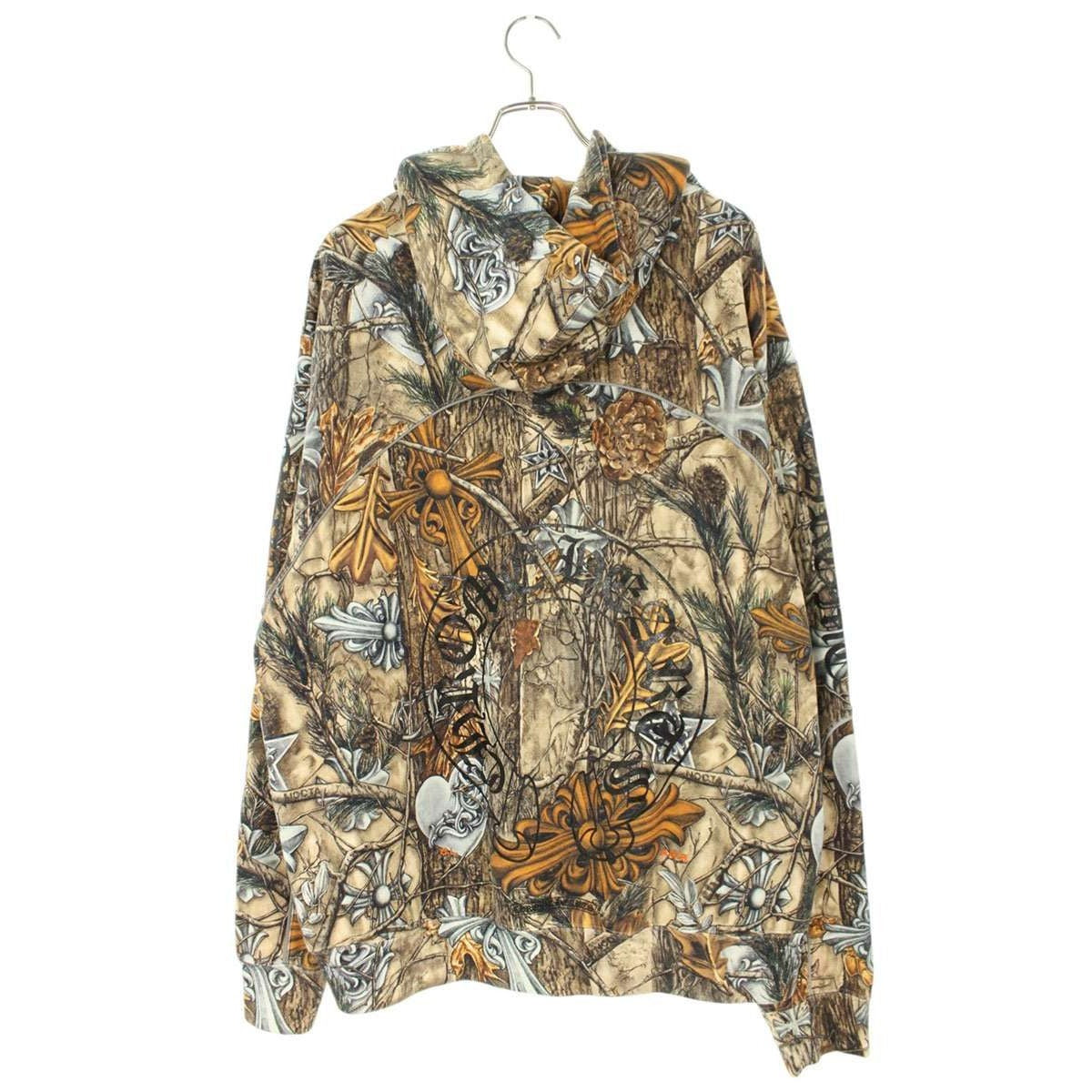 Chrome Hearts Nocta Plvr Drake Nike All Over Pattern Pullover Hoodie Sweater Brown — view 2