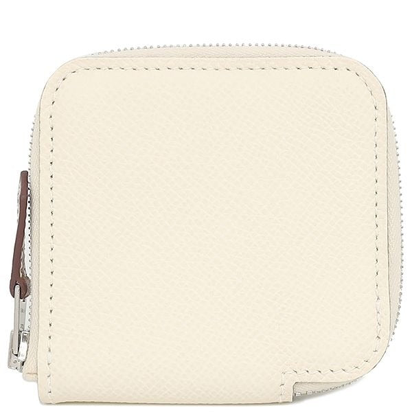Hermes Coin Case Azap Silk Inn Mini Compact Vaux Epson Nata Silver Hardware Off