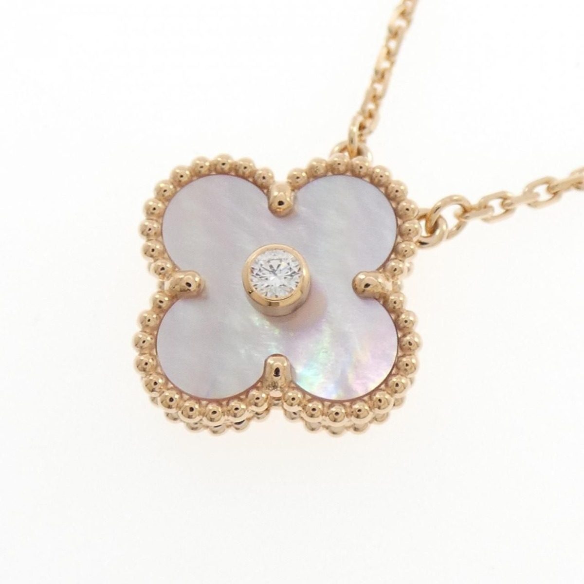 Van Cleef & Arpels Vintage Alhambra Necklace — view 3
