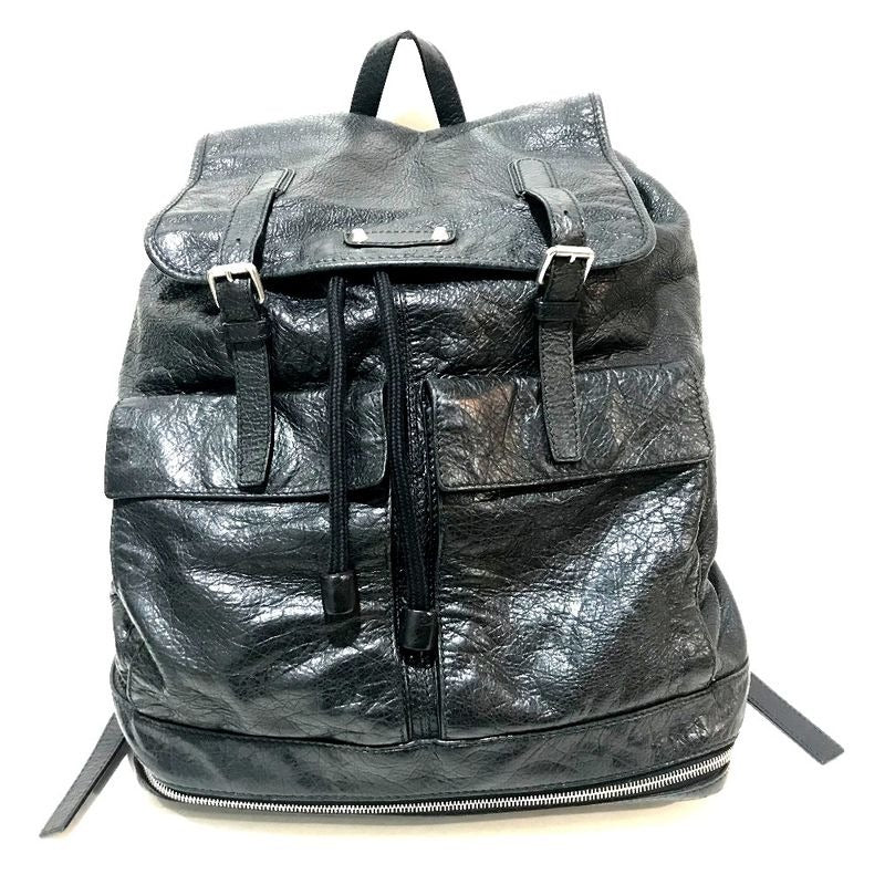 Balenciaga Backpack Sheepskin Black