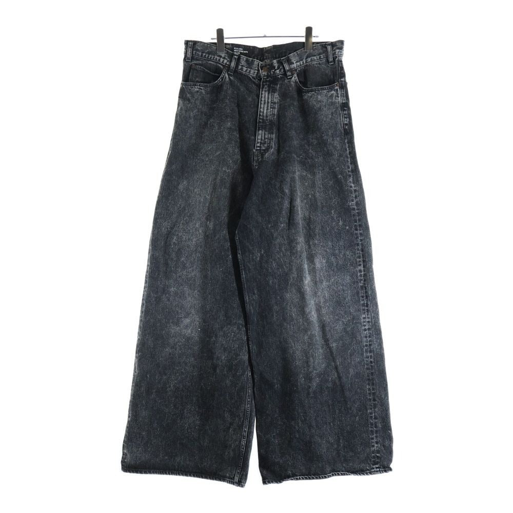 Celine Elephant Jeans Wide Baggy Denim Pants Gray