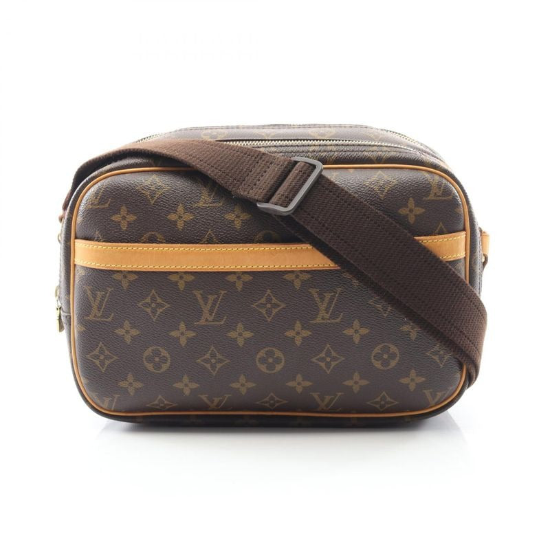 Louis Vuitton Shoulder Bag Reporter PM PVC Coated Canvas Leather